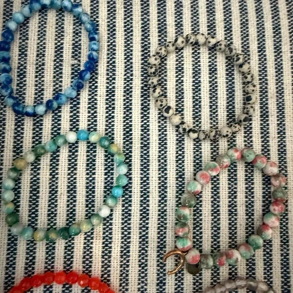 Sundrenched Colorful Beaded Bracelets Set - Picture 9 of 10